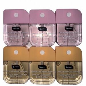 6 Bpure Hand Sanitizers Jasmine Dragon Fruit & Brazilian Caramel